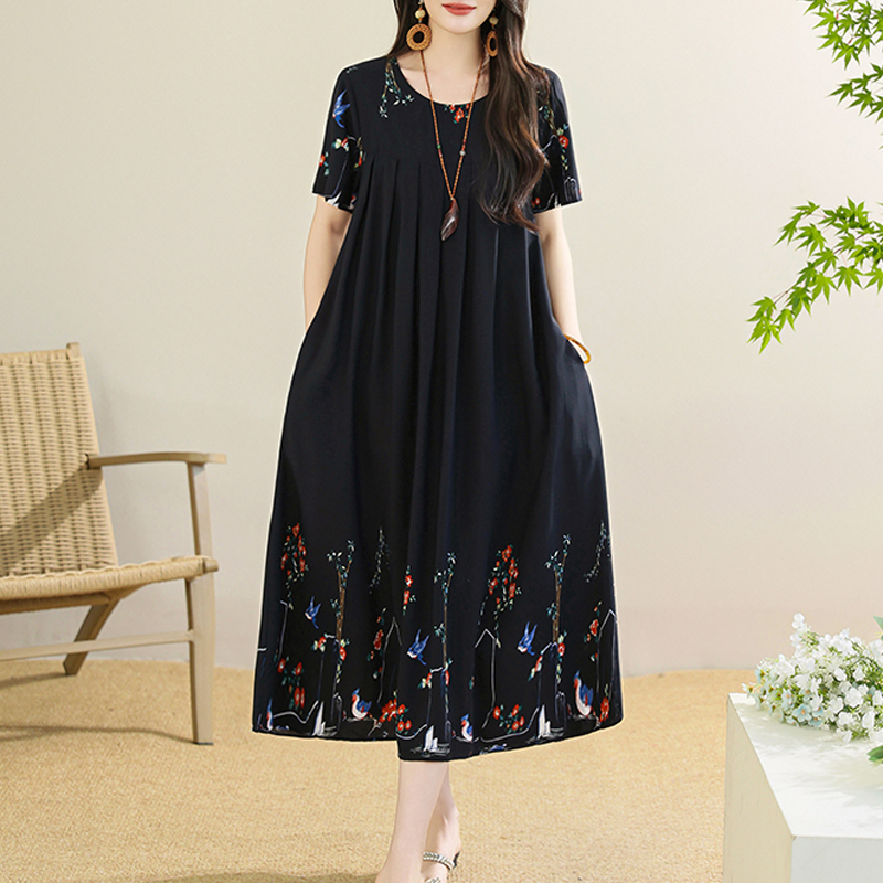 Boho Summer Beach Maxi Dress - 여성을위한 새로운 2025 여름 드레스 플러스