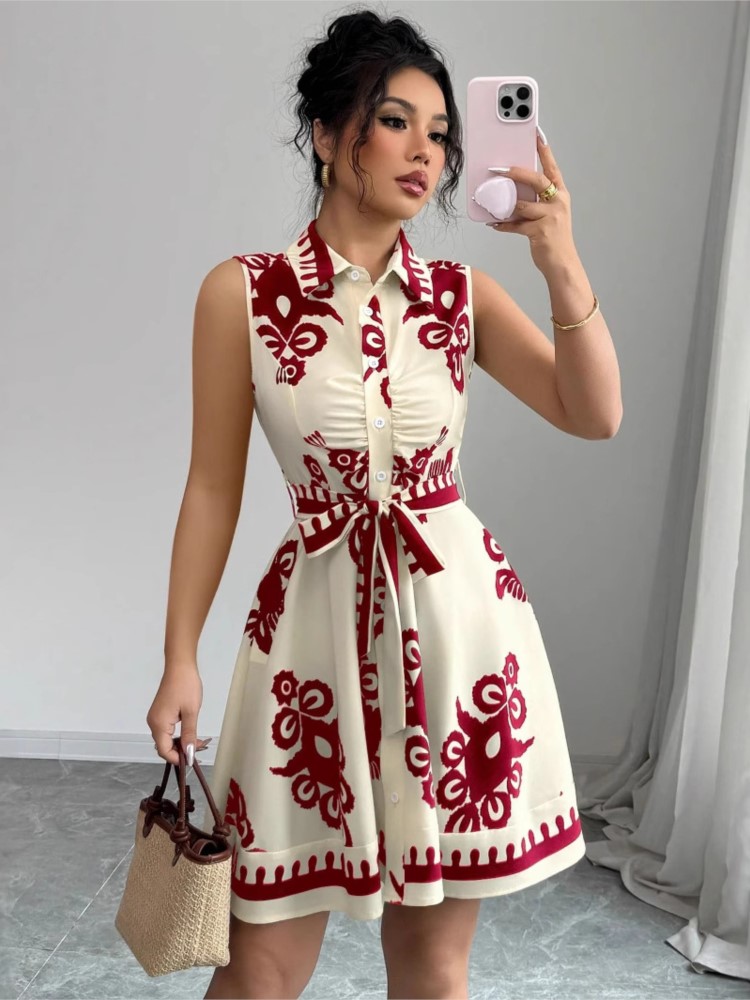 여성을위한 여름 새로운 패션 캐주얼 드레스 우아한 솔리 - French Vintage Floral Midi Dress 리뷰 및 가격