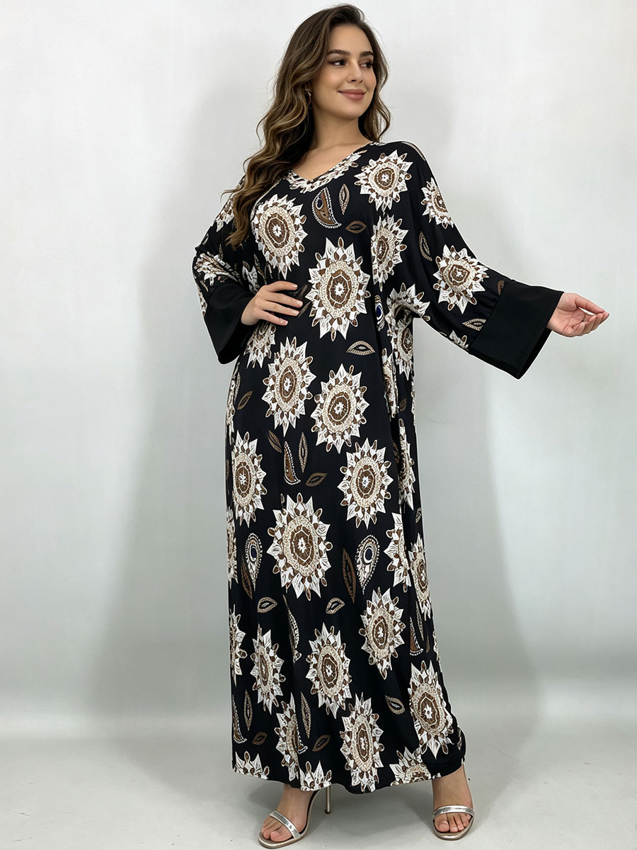 여성용 플러스 사이즈 맥시 드레스, 블랙 보헤미안 만다 - Boho Summer Beach Maxi Dress 리뷰 및 가격
