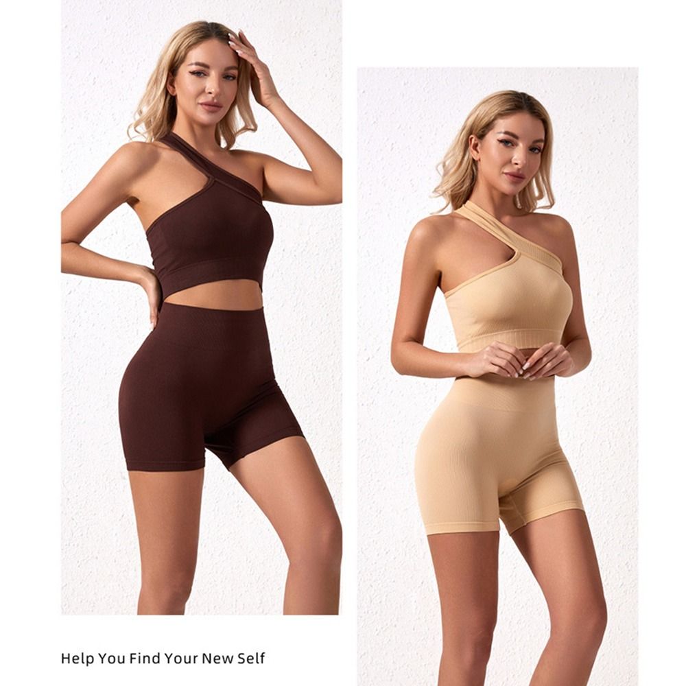 2피스 재사용 가능한 여성용 운동복 세트, 골지 하이웨 - Seamless Ribbed Workout Tank Top 리뷰 및 가격