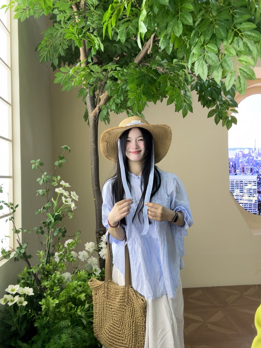 플러스 사이즈 여성용 블루 버블 슬리브 셔츠와 하이 웨 - Korean Style A Line Shirt Dress 리뷰 및 가격