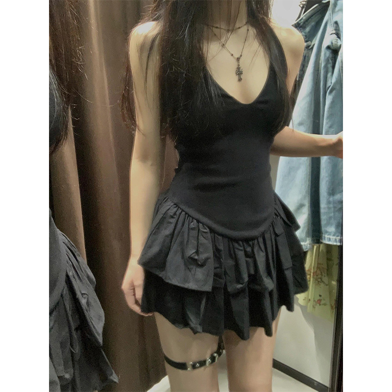 MEXZT Y2K 블랙 미니 드레스 여성 패션 파티 섹 - Y2K Backless Halter Mini Dress 리뷰 및 가격