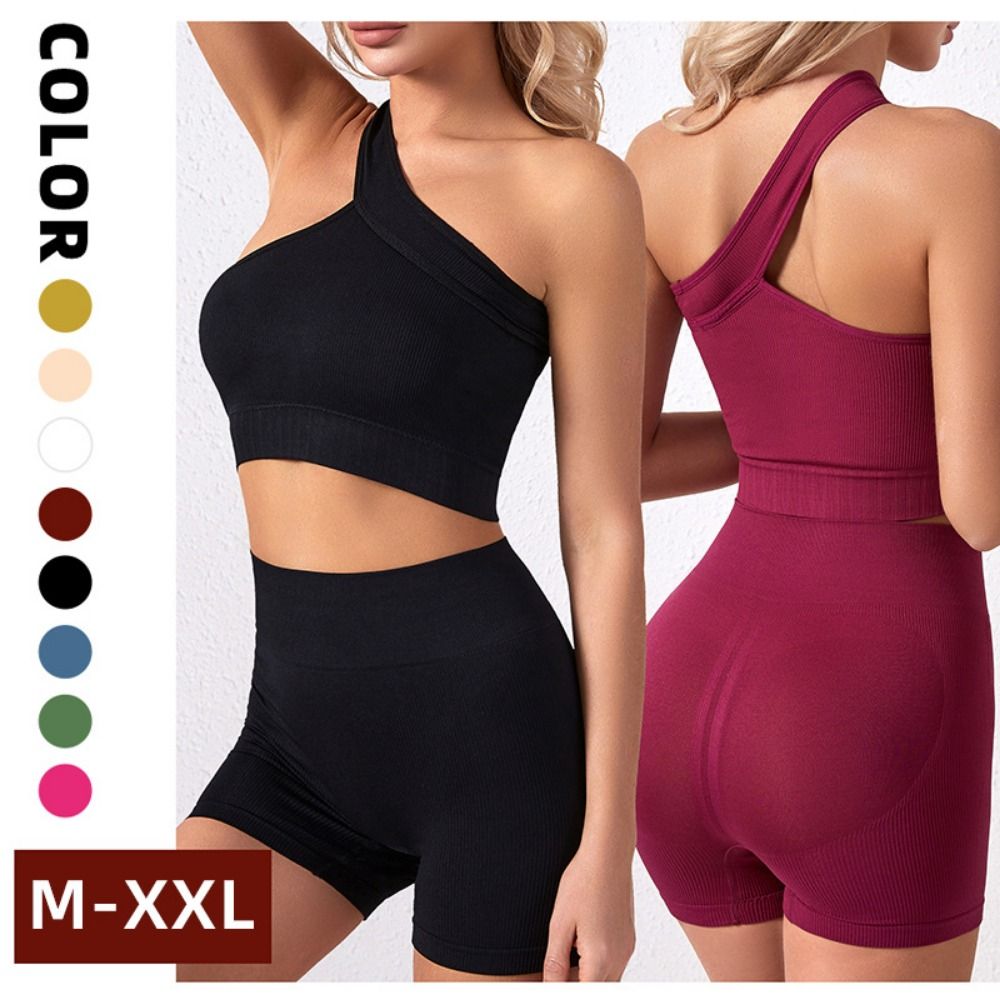 2벌 세트, 편안한 심리스 여성 운동복, 골지 소재의  - Seamless Ribbed Workout Tank Top 리뷰 및 가격