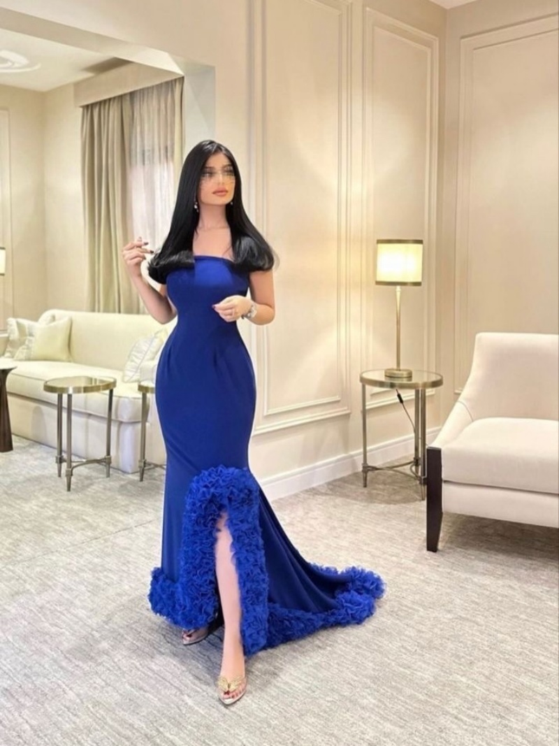 맞춤형 고급스럽고 우아한 이브닝 가운 드레스, 새틴 머 - Elegant Satin Evening Gown Split 리뷰 및 가격
