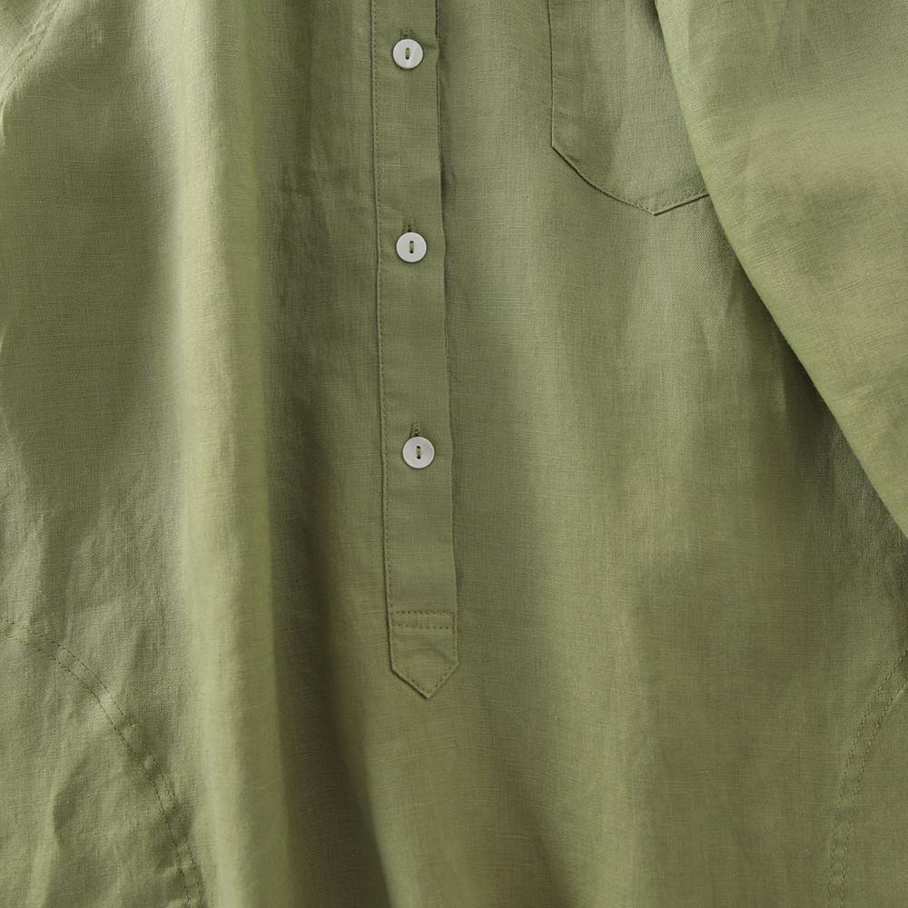 일본 스타일 린넨 셔츠 드레스 여성 캐주얼 안티에이징  - Casual Loose Linen Shirt Dress 리뷰 및 가격