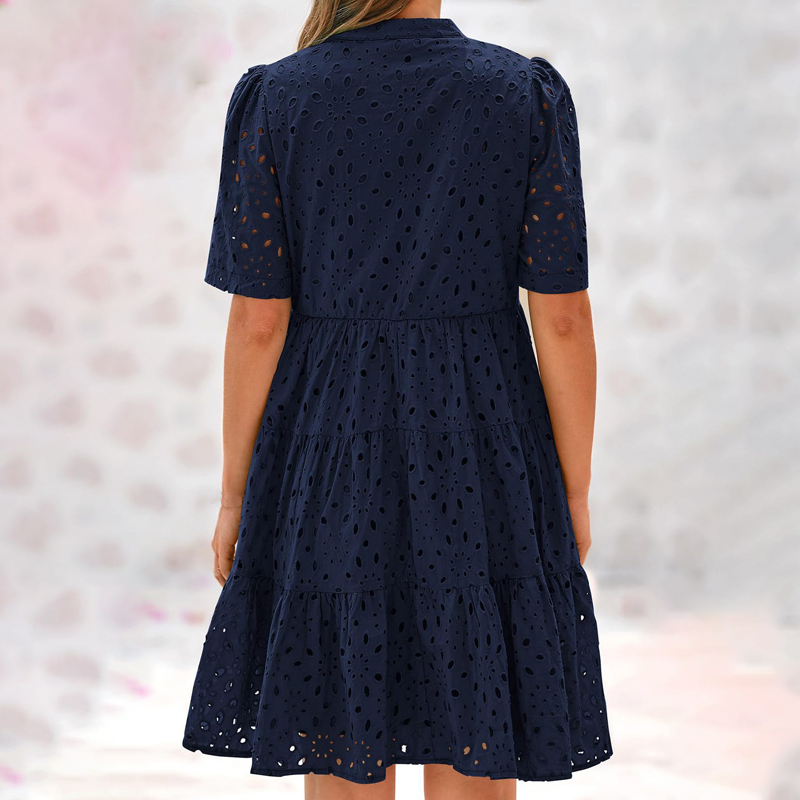여성용 보헤미안 여름 V넥 반팔 속이 비치는 레이스 러 - French Vintage Floral Midi Dress 리뷰 및 가격