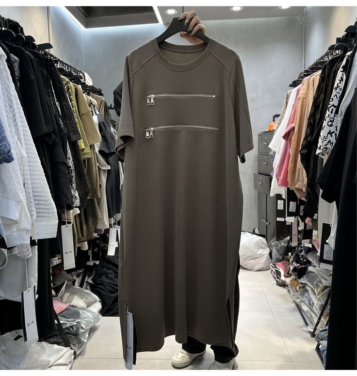 플러스 사이즈 여성용 루즈한 반팔 티셔츠 드레스 여름  - Korean Style A Line Shirt Dress 리뷰 및 가격